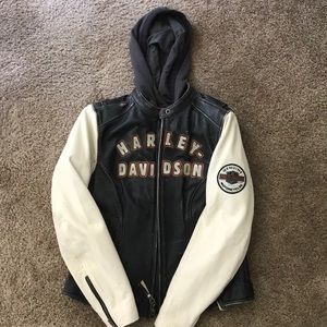 Leather Harley-Davidson Coat removable liner